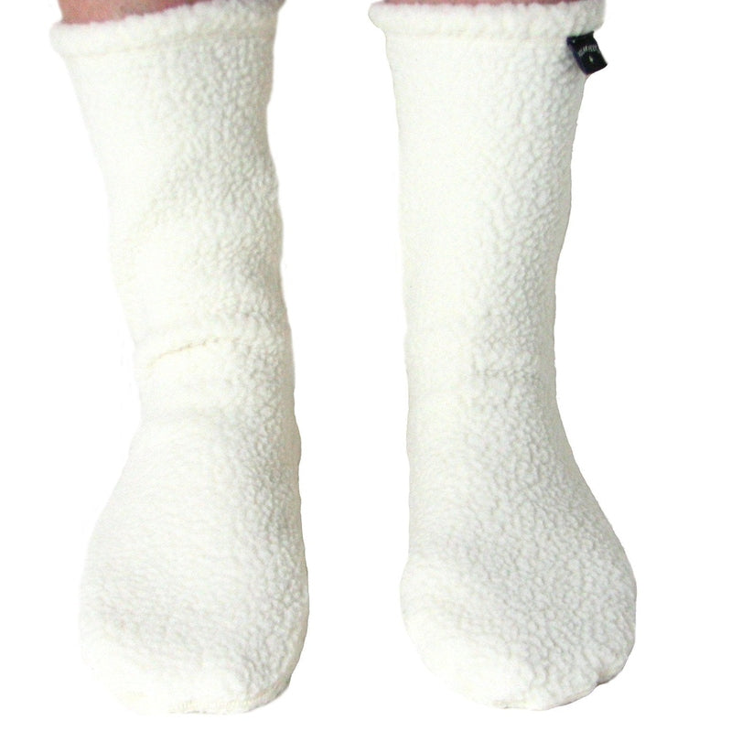 Polar Feet Supersoft Fleece Socks - Cream