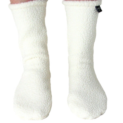 Polar Feet Supersoft Fleece Socks - Cream