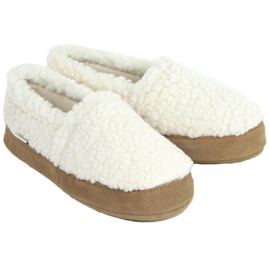 Polar Feet Women's Perfect Mocs - Cream Berber