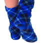 Polar Feet Adult Socks - Blue Argyle
