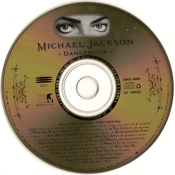 Dangerous (10" CD BOX)(Collector's Edition • First Printing) | Mint (M) Mint (M)