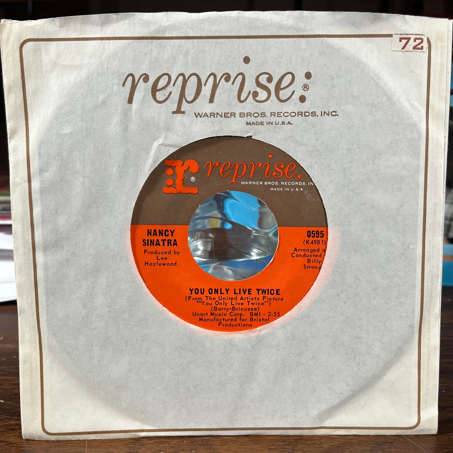 You Only Live Twice / Jackson (7" VINYL) | Near Mint (NM or M-) Near Mint (NM or M-)