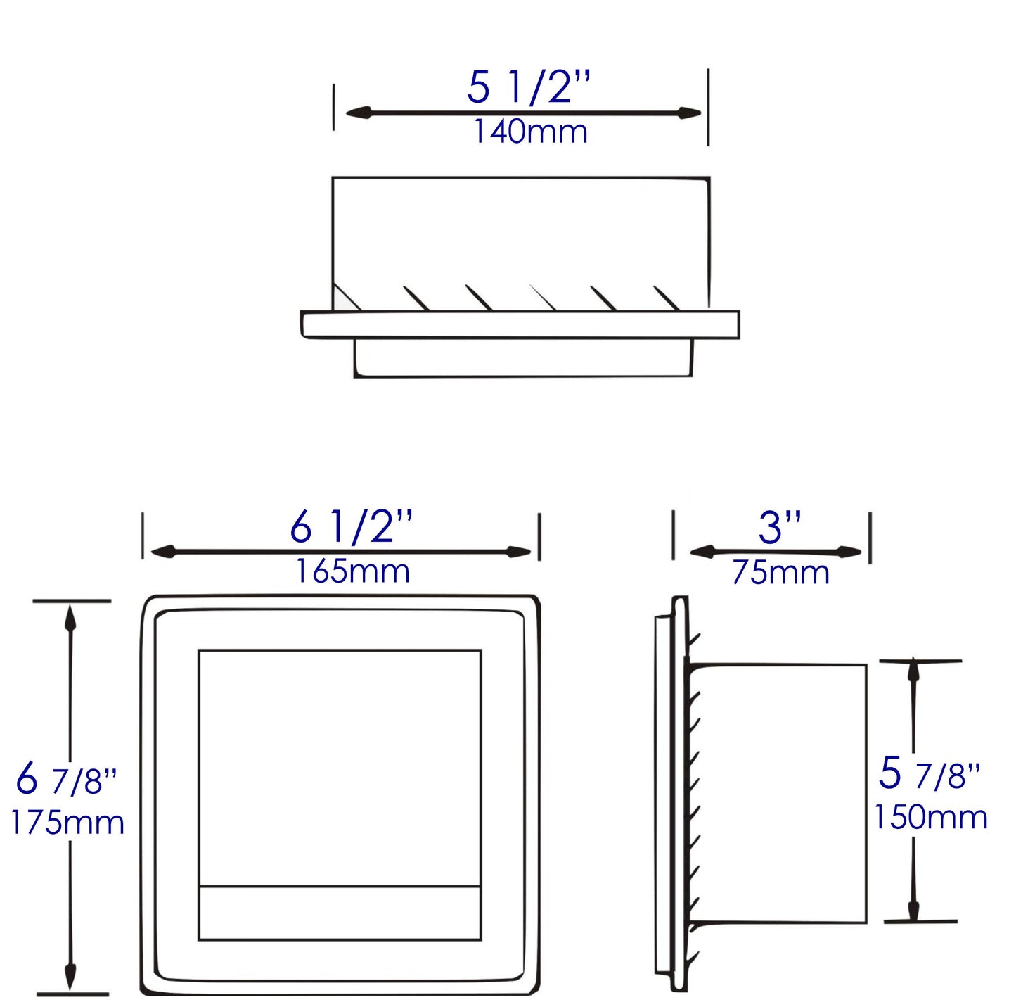ALFI brand ABTPP77 Stainless Steel Recessed Toilet Paper Holder with Cover