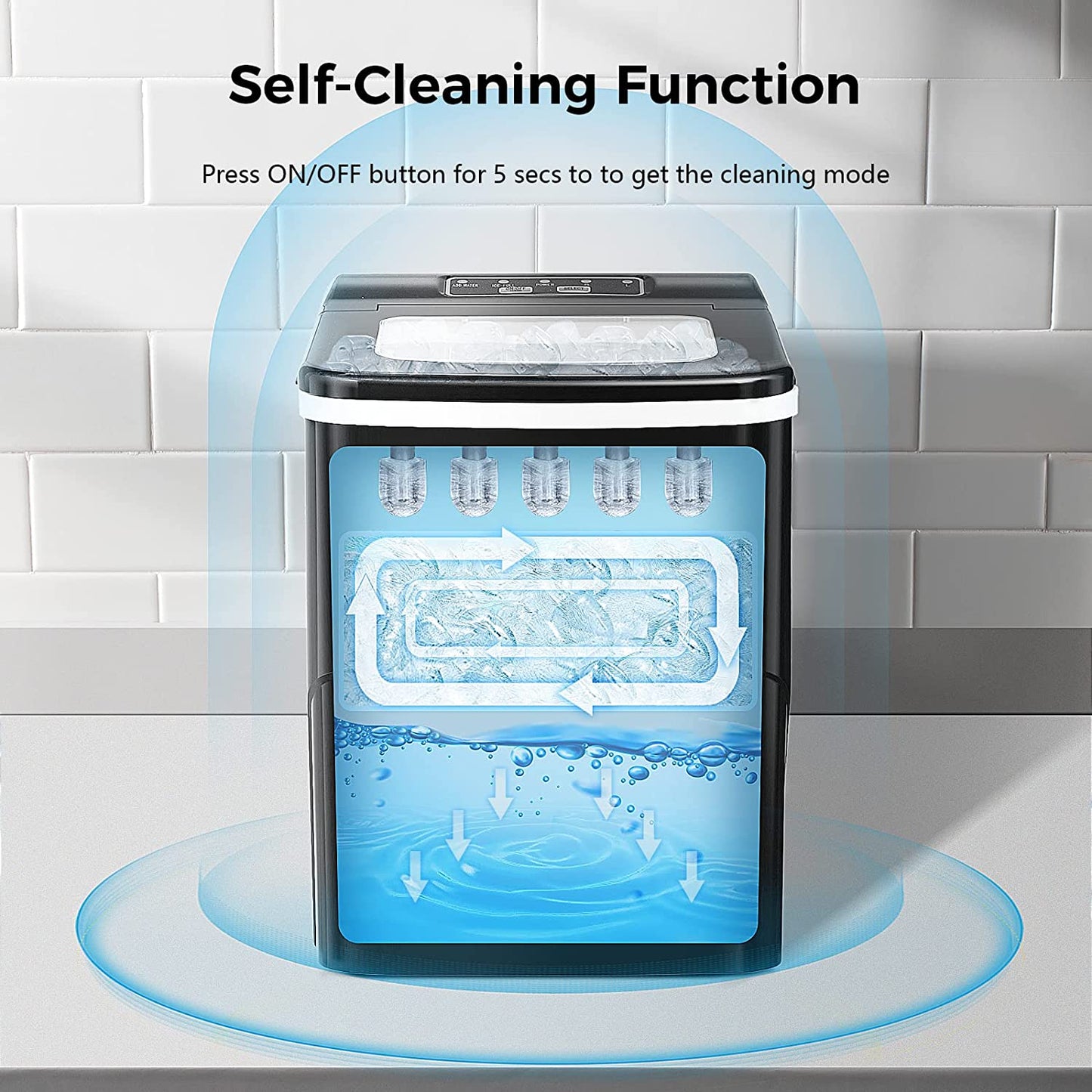 Portable Countertop Ice Maker Machine Z5876