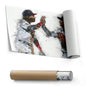 Jose Ramirez & Andres Gimenez Canvas Art – Cleveland Guardians Wall Decor