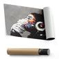 Banksy Male DJ Canvas – Urban Graffiti Wall Art Decor