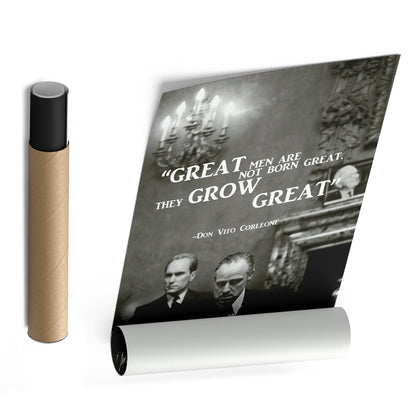 The Godfather Quote Canvas Art – Vito Corleone Decor