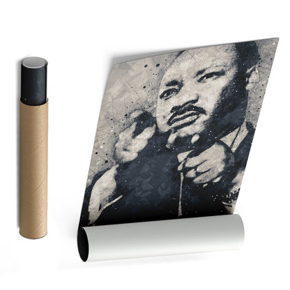 Martin Luther King Jr. Art – Civil Rights Geometric Wall Decor