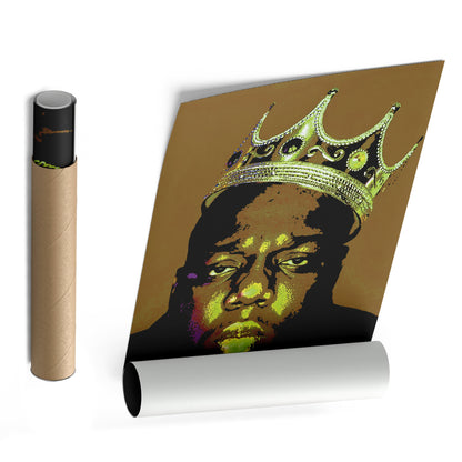 Notorious B.I.G Canvas – Rap Icon Wall Art for Home Decor
