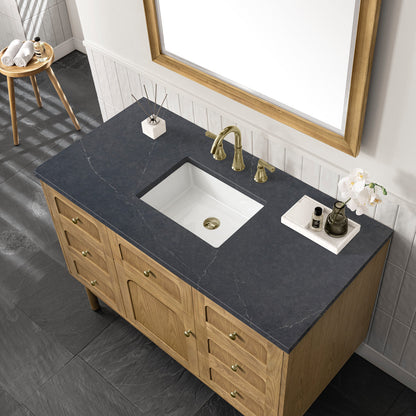Laurent 48" Single Vanity Cabinet, Light Natural Oak