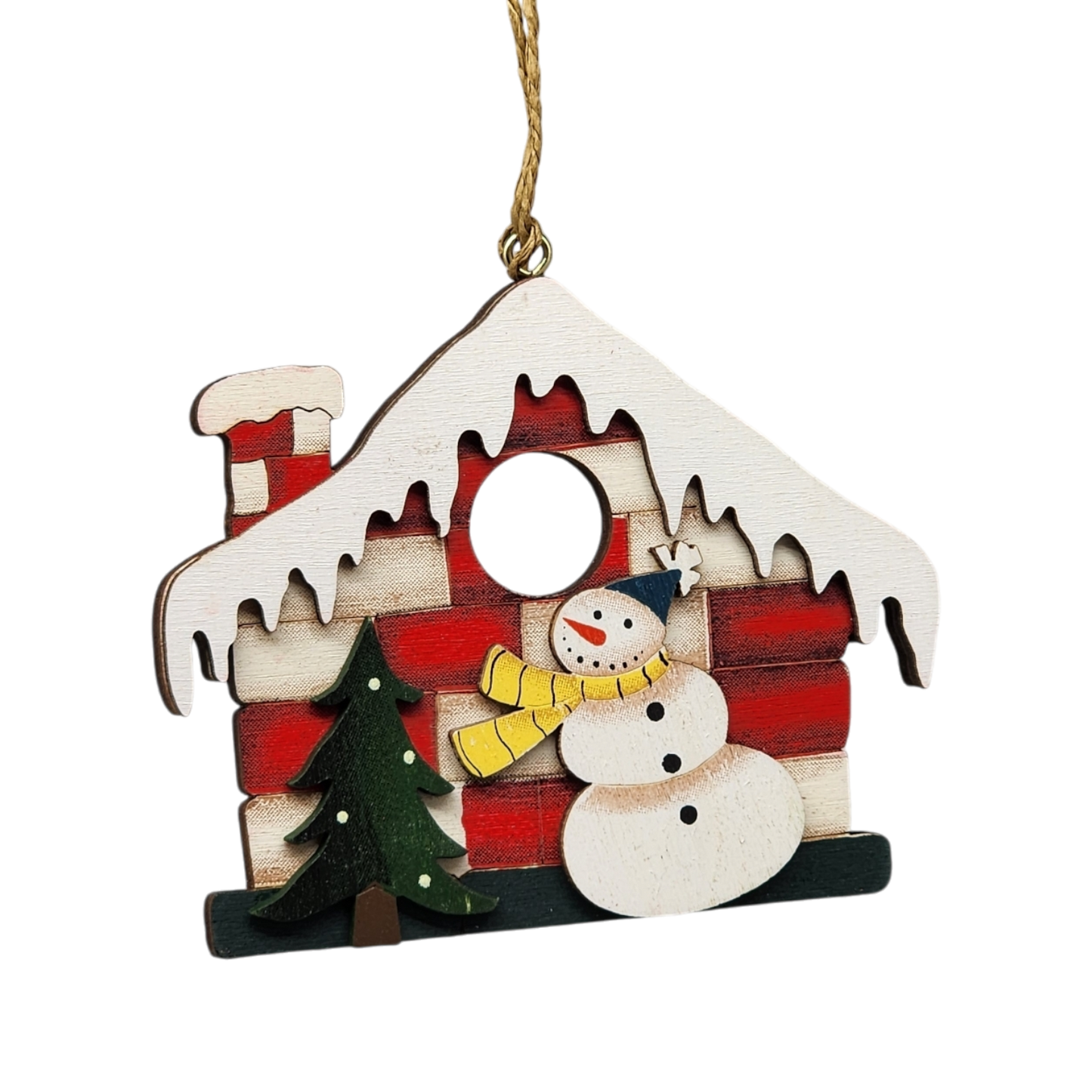 Rustic Wood Ornament -