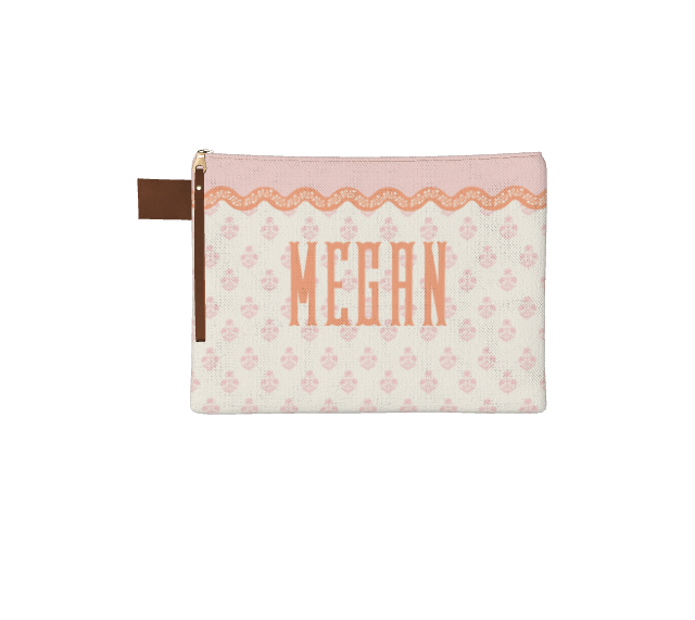 Wavy Floral Pouch