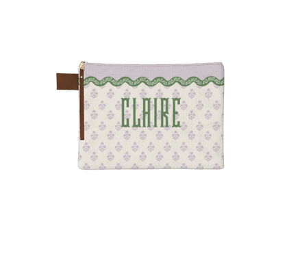Wavy Floral Pouch