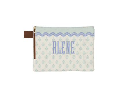 Wavy Floral Pouch