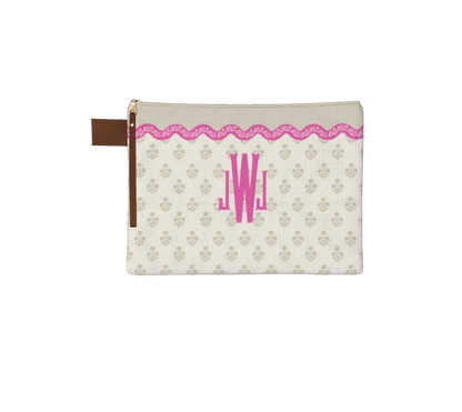 Wavy Floral Pouch