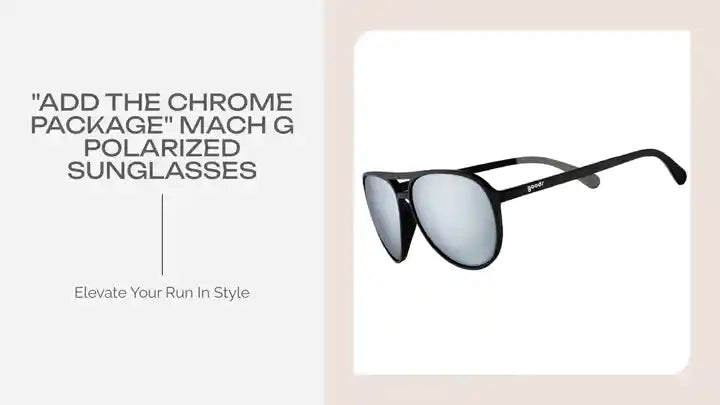 "Add The Chrome Package" MACH G Polarized Sunglasses by@Outfy
