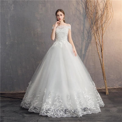 Sexy Off The Shoulder Lace Wedding Dress