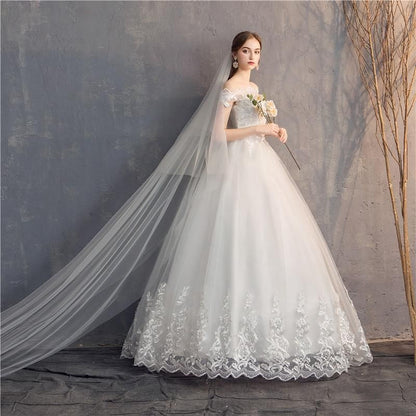 Sexy Off The Shoulder Lace Wedding Dress