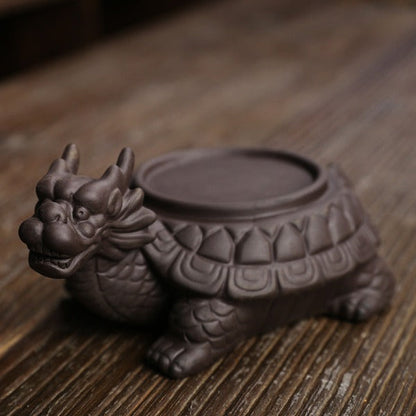 Turtle Windproof Backflow Incense Burner With Snake Inside
