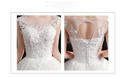 Sexy New Illusion Bride Dress Sweetheart Princess Simple Wedding Dresses