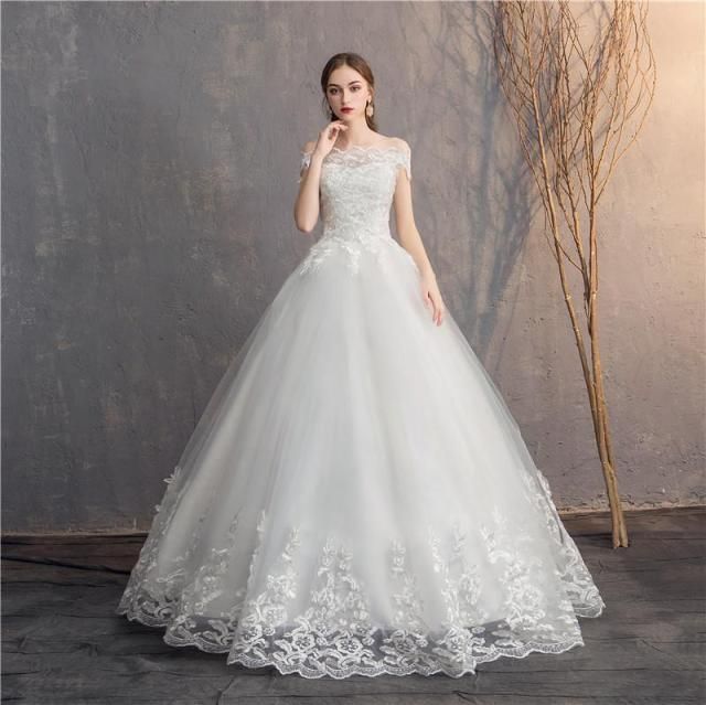 Sexy Off The Shoulder Lace Wedding Dress
