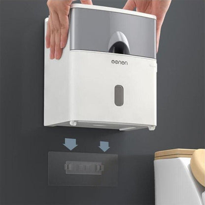 Multifunction Toilet Paper Holder Waterproof Toilet Tissue Storage Box