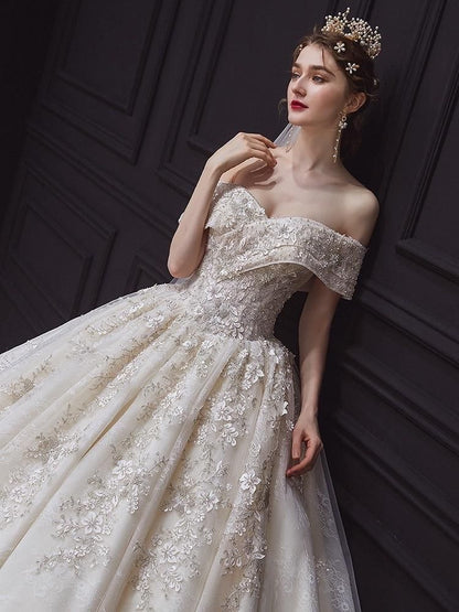 Luxury Sexy Wedding Dress Sweetheart Bridal Gown