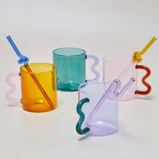 Retro Wavy Mug | Glassware | Under $100 | Kitchen + Metal