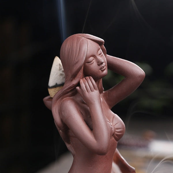 Mermaid Backflow Incense Burner