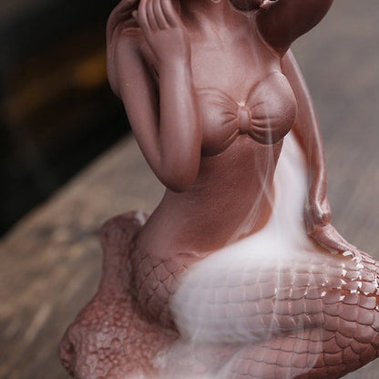 Mermaid Backflow Incense Burner