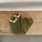 Baby Girl Solid Color Bow Patched Design Mid Tube Autumn Socks