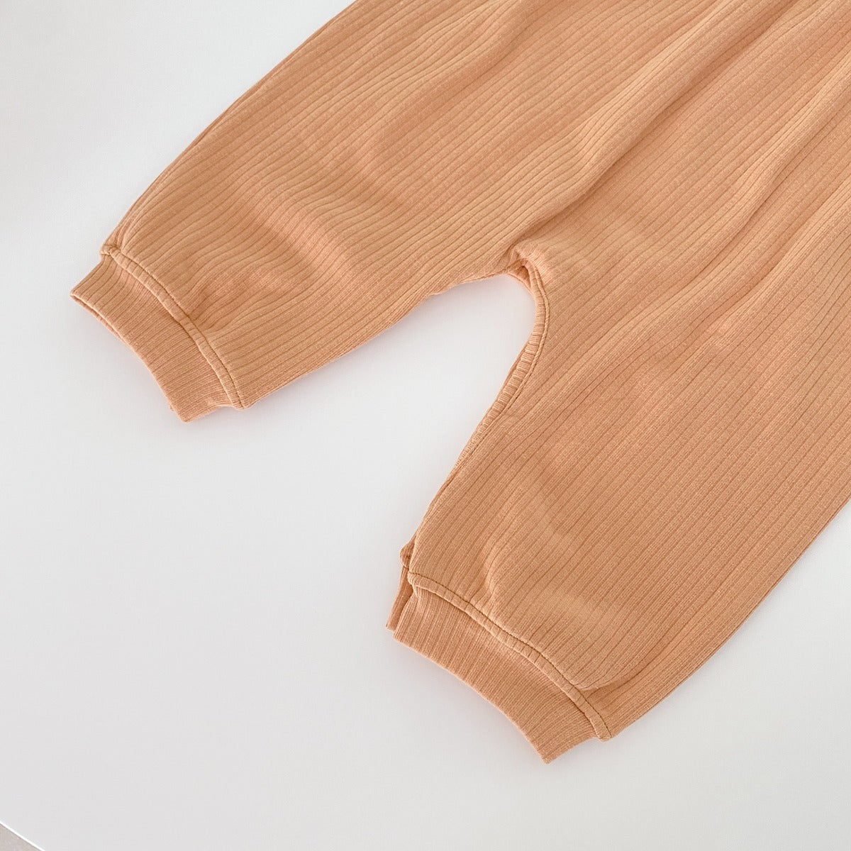 Baby Girl 3D Flower Patched Pattern False 1-Piece Design Doll Neck