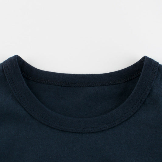 Baby Boy Printed Pattern Solid Color T-Shirt In Summer
