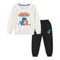 Baby Boy Cartoon Dinosaur Print Pattern Hoodie Combo Trousers Cotton 1