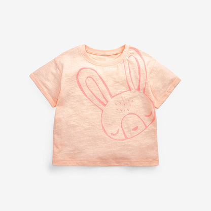 Baby Color block Design Short Sleeve Summer Shirt
