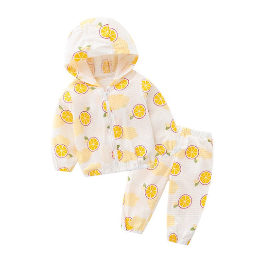 Baby Animal & Fruit & Flower Pattern Sunshade Breathable Coat With