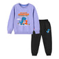 Baby Boy Cartoon Dinosaur Print Pattern Hoodie Combo Trousers Cotton 1