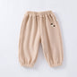 Infant Baby Kids Boys And Girls 4-Colors Orlon Fleece Winter Pants