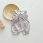 Baby Girls Sleeveless Stripped Romper