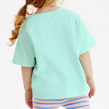 Girls’ Clothing Summer Collection – Fashionable Lady Cat Pattern