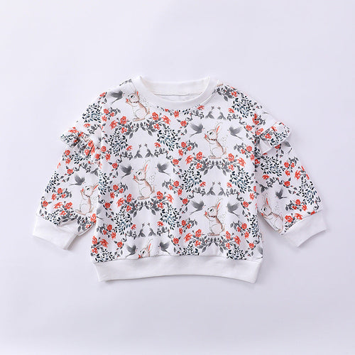 Print Pattern Hoodie & Pants Sets Outfits