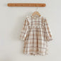 Western Style Plaid Pattern Sisterly Onesie & Dress