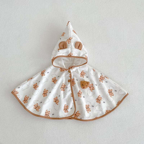 Bear Pattern 0-2 Years Outfits Shawls