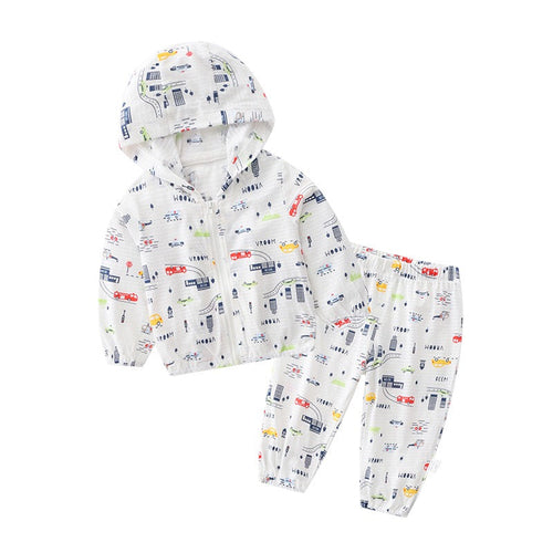 Baby Animal & Fruit & Flower Pattern Sunshade Breathable Coat With