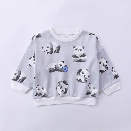 Print Pattern Hoodie & Pants Sets Outfits
