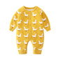 Autumn Cartoon Graphic Soft Cotton Knitted Romper