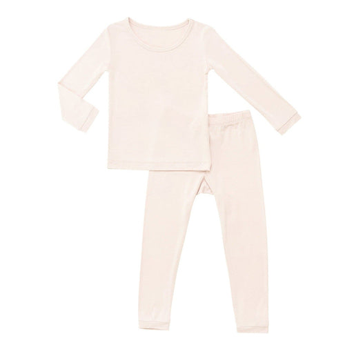 Baby Solid Color Long Tops Combo Pants Home Clothes Sets