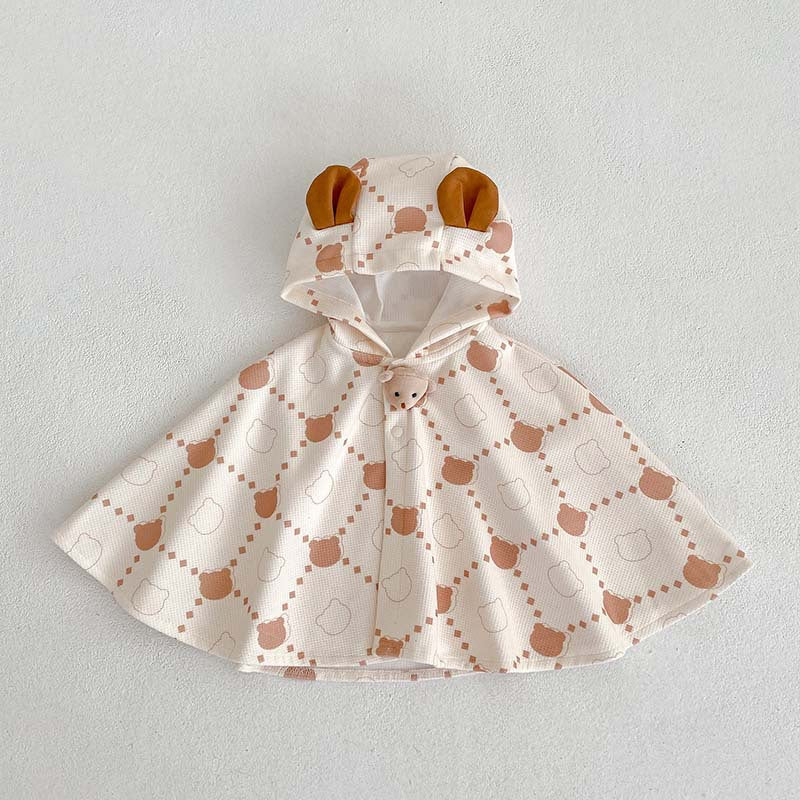 Bear Pattern 0-2 Years Outfits Shawls