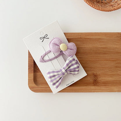Dreamy Purple Collection: Sweet Bow Hair Clip, New Style Hair