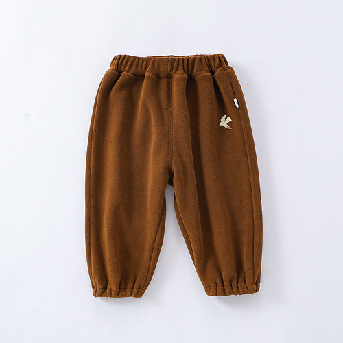 Infant Baby Kids Boys And Girls 4-Colors Orlon Fleece Winter Pants